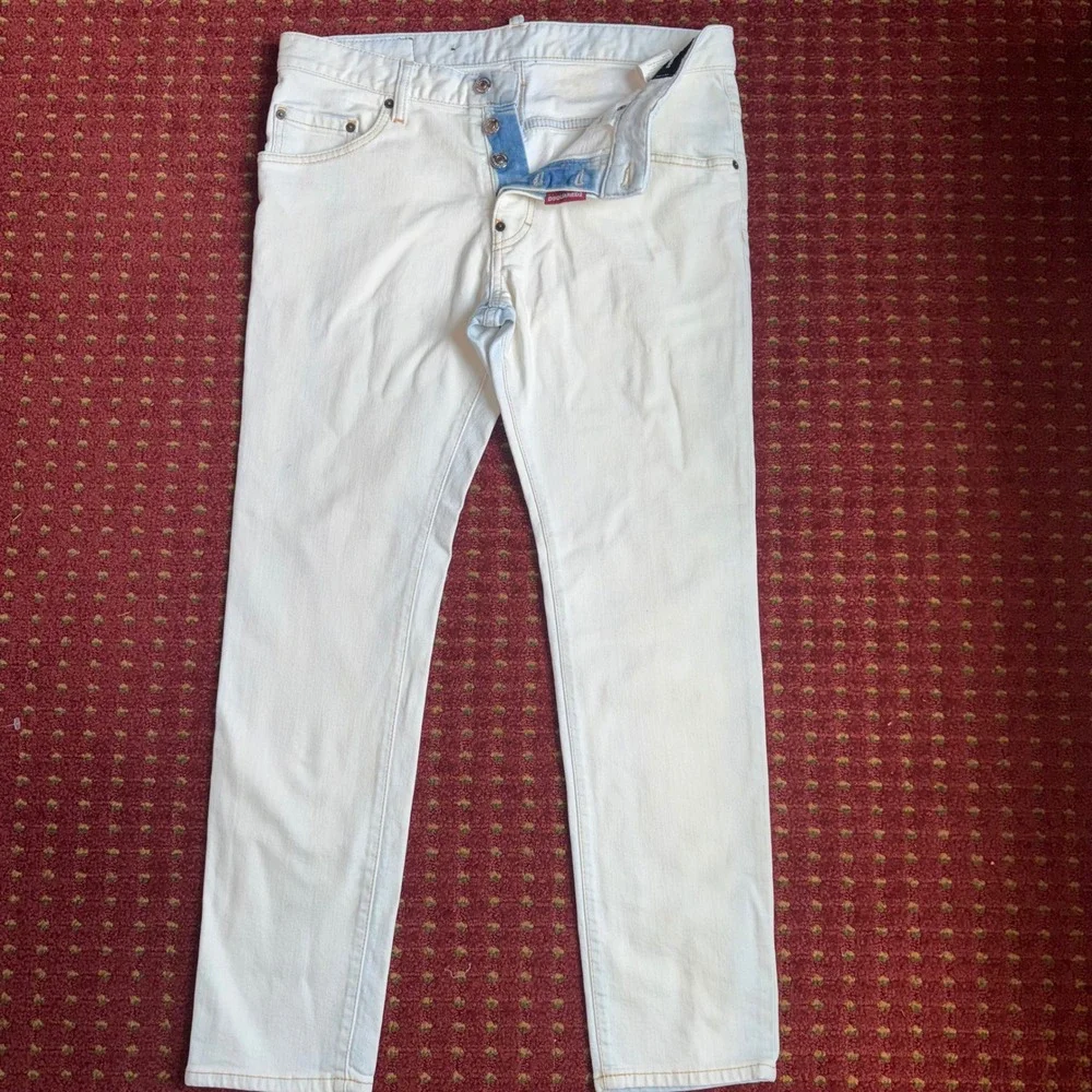 DSQUARED2 Skater Jean Mens 48 (33) Light Blue Excellent Made in Italy Slim Fit